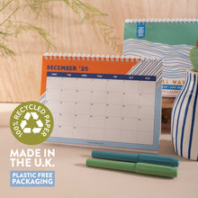 Load image into Gallery viewer, Good Tuesday - 2025–2026 Academic Desk Calendar | Tidal Waves