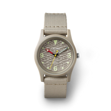 Load image into Gallery viewer, Time For Oceans - recycled ocean plastics field watch by TRIWA.  Sand
