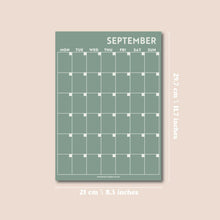 Load image into Gallery viewer, A4 Monthly Undated Wall Planner | 12 Pages - Good Tuesday