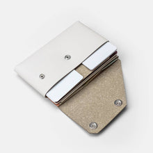 Load image into Gallery viewer, LEMUR Design Recycled Leather Travel Wallet in Grey
