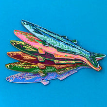 Load image into Gallery viewer, Fish "Any Fin is Possible" Bookmark by Ark Colour Design - Bright Green