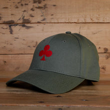 Load image into Gallery viewer, Baseball Cap khaki with red, organic cotton by monsieurbarr
