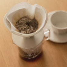 Load image into Gallery viewer, Kinto cotton paper filters for drop through coffee brewers