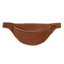 Load image into Gallery viewer, Unisex banana bag, tan leather by Carré Royal
