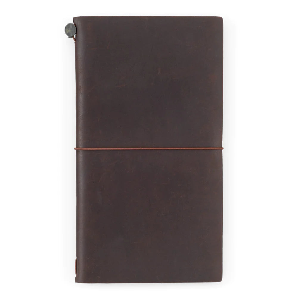 TRAVELER'S COMPANY notebook - Brown leather regular size