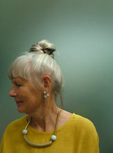 Load image into Gallery viewer, Arc Necklace by Leather Look Leg