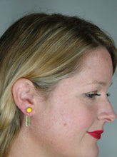 Load image into Gallery viewer, ORB / DECO Earrings by Leather Look Leg