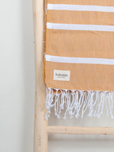 Load image into Gallery viewer, Ibiza Hammam Towel in Mustard Yellow by Bohemia Design
