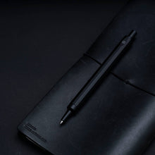 Load image into Gallery viewer, Retractable Ballpoint Pen - crafted aluminium in misty black - HMM
