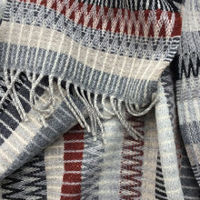 Load image into Gallery viewer, Wallace Sewell Tokyo scarf in Mono. 100% Merino Wool - Made in England
