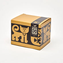 Load image into Gallery viewer, Magpie x Hornsea Mug - Cat &amp; Piraña in Chartreuse
