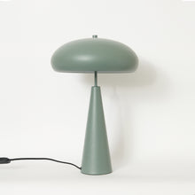 Load image into Gallery viewer, Steel Mushroom Table Lamp in Green - RAYMOND by Kin
