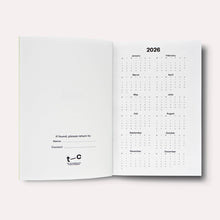 Load image into Gallery viewer, Palermo 2026 Dated Daily Planner Book size A5 by The Completist
