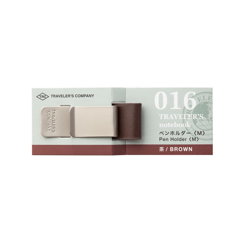 TRAVELER'S Company notebook refill 016 - Penholder, Medium Size - Brown