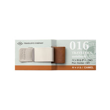 Load image into Gallery viewer, TRAVELER&#39;S Company notebook refill 016 - Penholder, Medium Size - Camel
