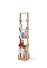 Load image into Gallery viewer, bookie oak shelf, natural oak by wireworks
