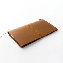 Load image into Gallery viewer, TRAVELER&#39;S COMPANY notebook - Camel coloured leather regular size
