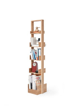 Load image into Gallery viewer, bookie oak shelf, natural oak by wireworks
