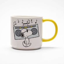 Load image into Gallery viewer, Magpie x Peanuts Music is Life Mug
