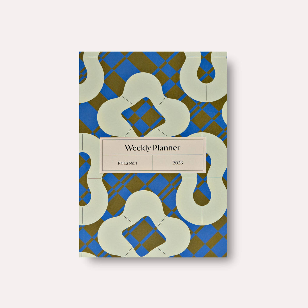 Palau 2026 Dated Weekly Planner Book size A5 by The Completist