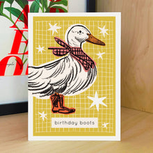 Load image into Gallery viewer, Aimee Mac Illustration - Birthday Boots Card

