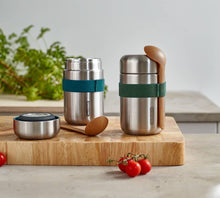Load image into Gallery viewer, Insulated Food Flask by Black + Blum: Olive Green
