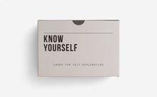 Load image into Gallery viewer, Know Yourself - 60 Prompt Cards for Self-Exploration by The School of Life
