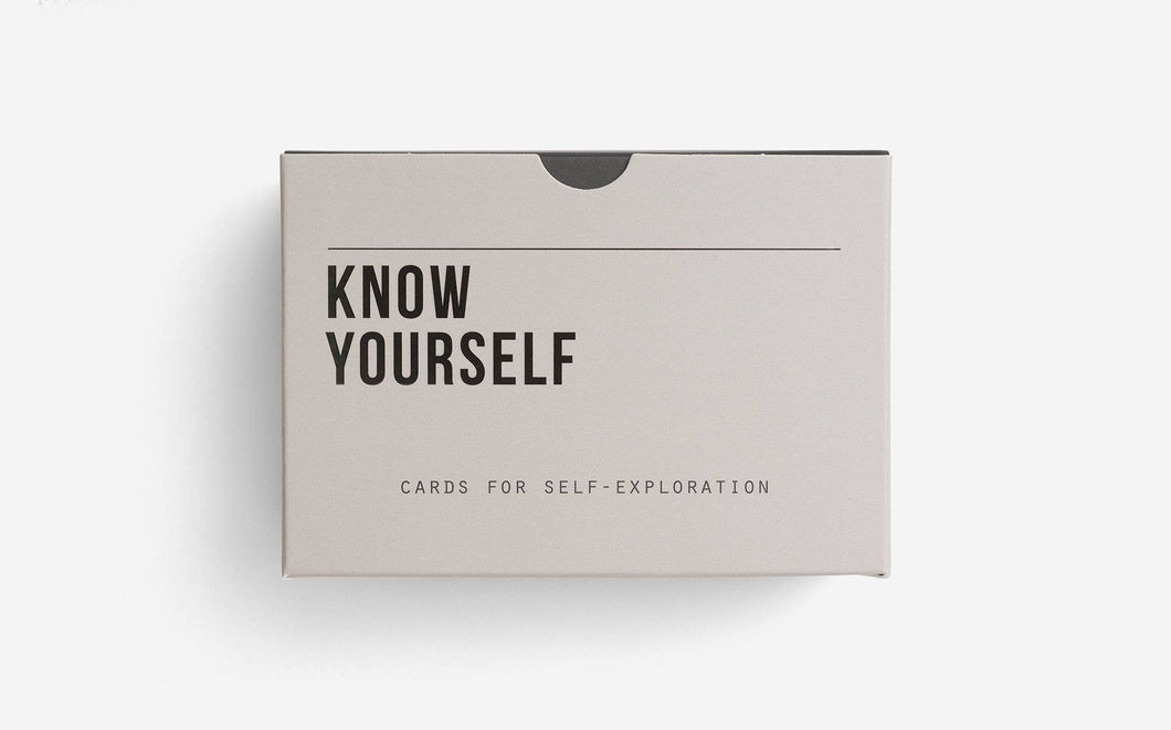 Know Yourself - 60 Prompt Cards for Self-Exploration by The School of Life