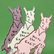 Load image into Gallery viewer, Ark Colour Design - GOAT Bookmark: Cream
