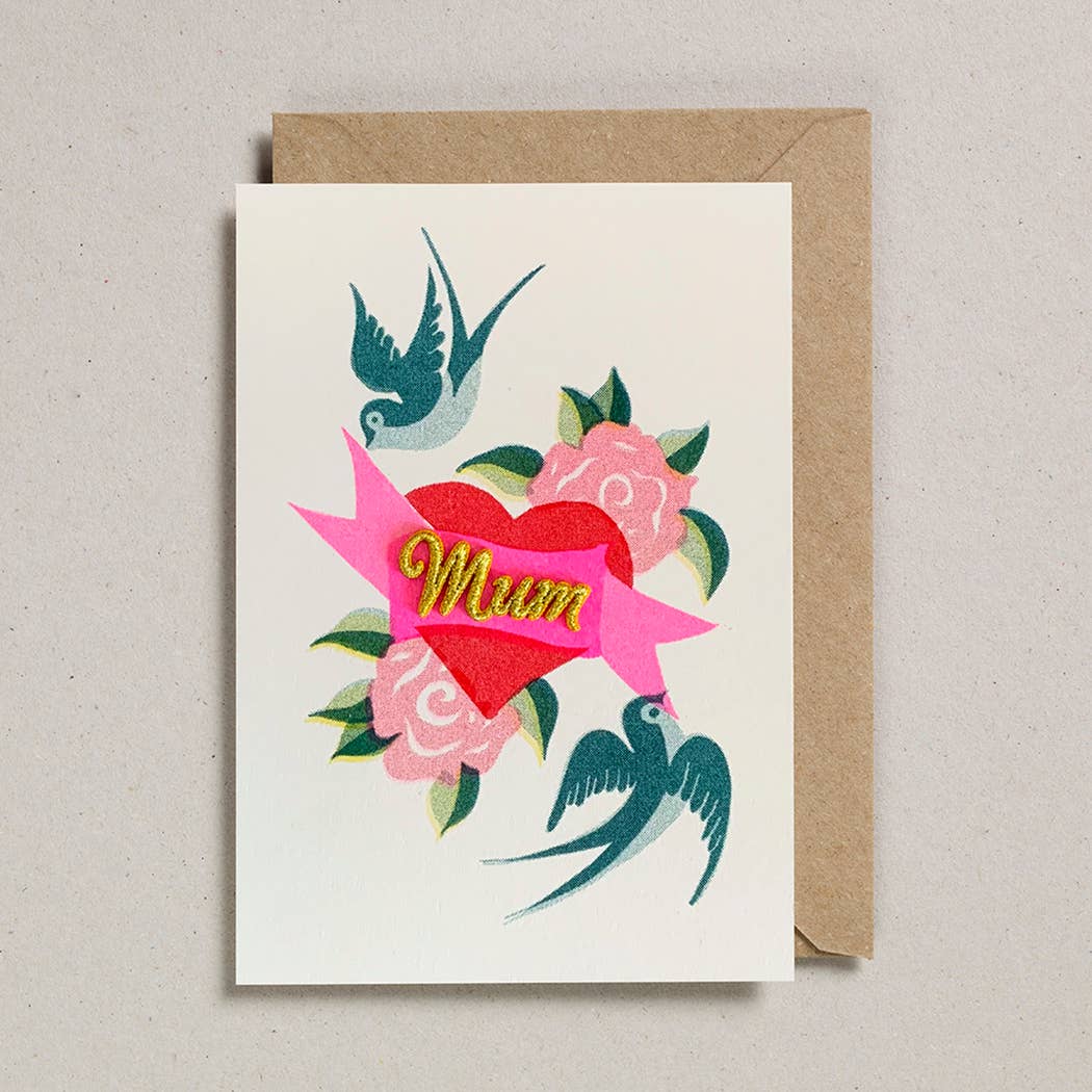 Petra Boase Ltd - Mum Birds with Heart Card