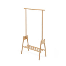 Load image into Gallery viewer, hang up&#39;s hanging rail, natural oak by Wireworks

