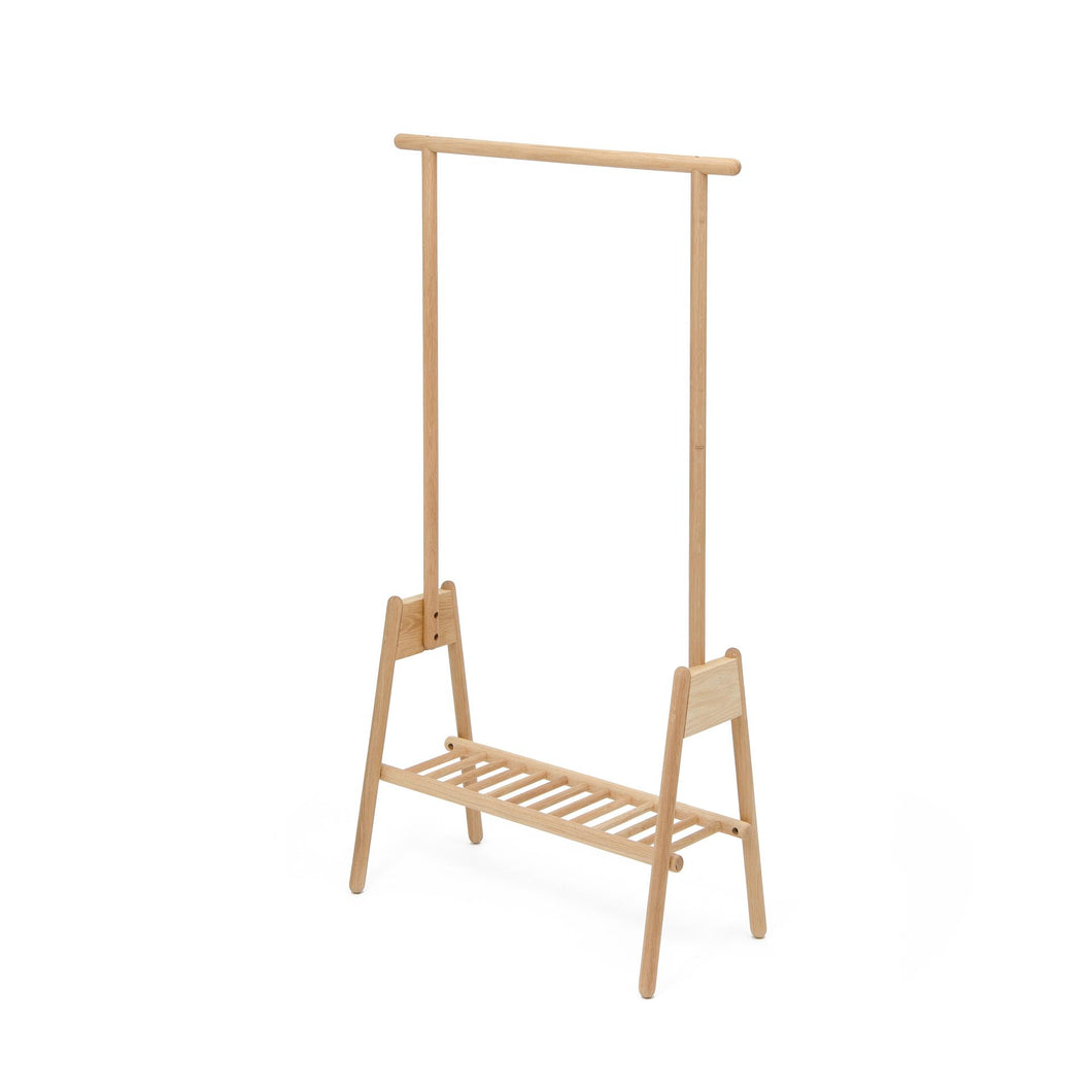 hang up's hanging rail, natural oak by Wireworks