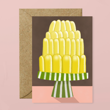 Load image into Gallery viewer, the design dealership - 'Lemon Jelly!' - Illustrated Pudding Card

