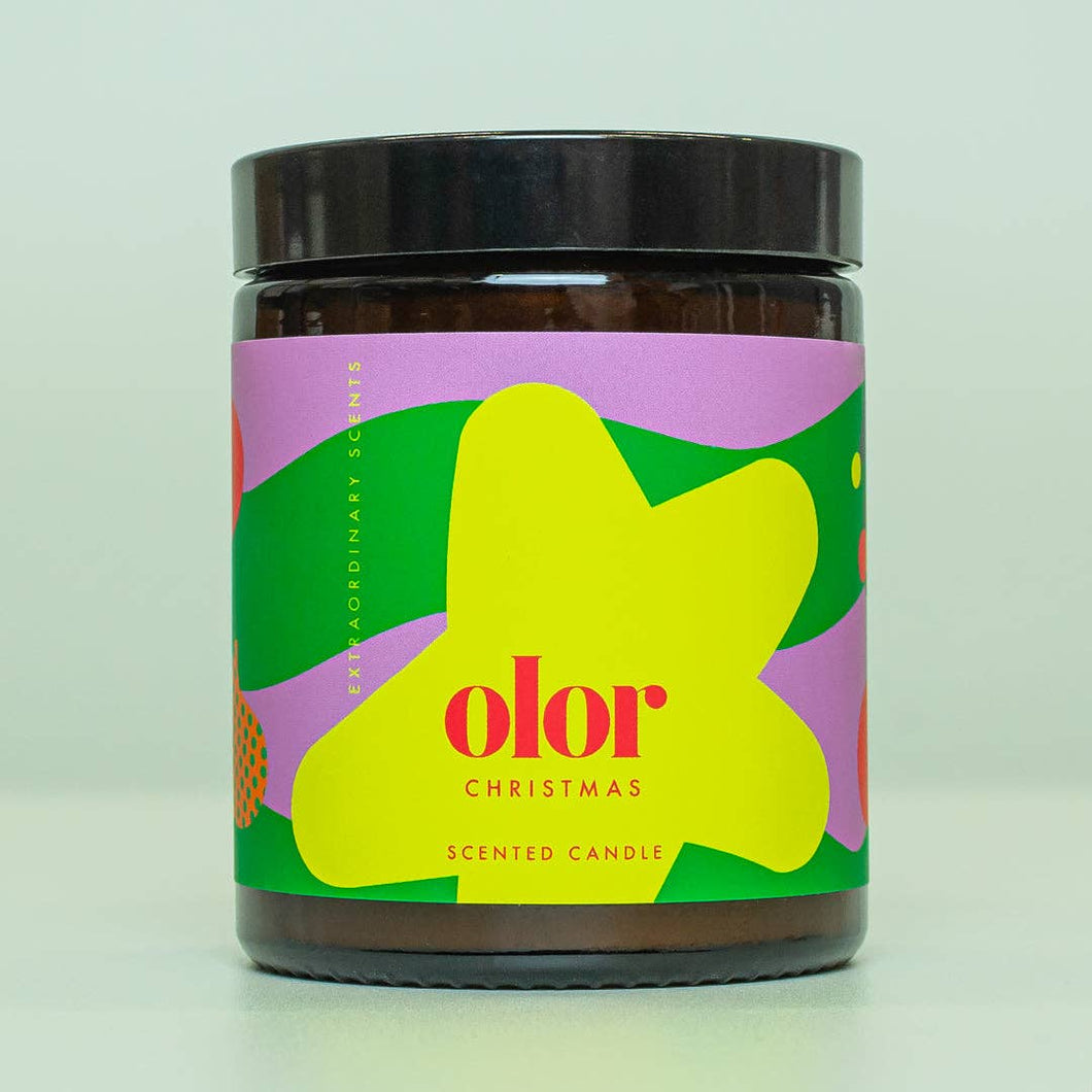 Cosy Warm Christmas Jar Candle by OLOR