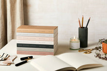 Load image into Gallery viewer, Katie Leamon - A5 Forest Green 300 Page Blank Lay Flat Notebook - Vol 17
