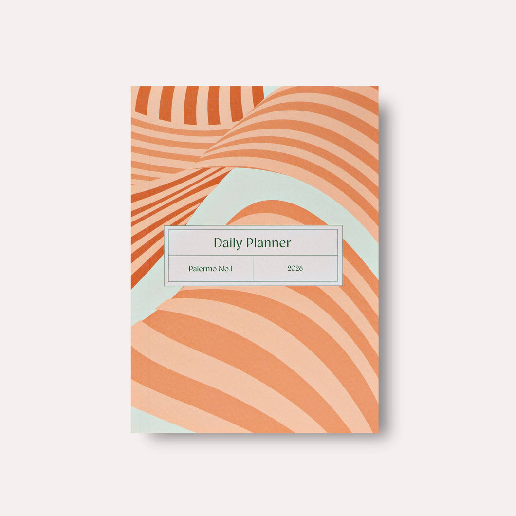 Palermo 2026 Dated Daily Planner Book size A5 by The Completist