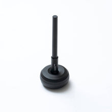 Load image into Gallery viewer, Paperweight and pen holder - solid aluminium with misty black finish - HMM

