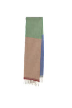 Load image into Gallery viewer, Wallace Sewell Chatham scarf in River. 100% Merino Wool - Made in England
