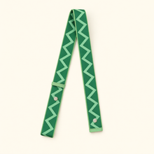 Load image into Gallery viewer, Zigzag Fabric adjustable strap for Japanese Knitted Knot Top Bags - Tokeii Knit London
