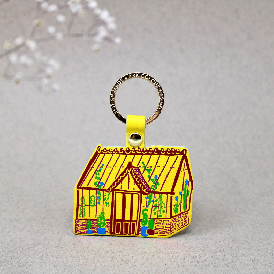 Greenhouse Key Fob by Ark Colour Design - Yellow