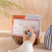 Load image into Gallery viewer, Good Tuesday - 2025–2026 Academic Desk Calendar | Tidal Waves

