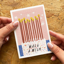 Load image into Gallery viewer, Aimee Mac Illustration - Make a Wish Card / Birthday Cake Card
