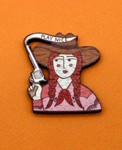 Load image into Gallery viewer, Su Owen - Cowgirl Pin Brooch
