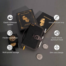 Load image into Gallery viewer, LOCHBY - Water Resistant Wax Canvas Mini Field Journal
