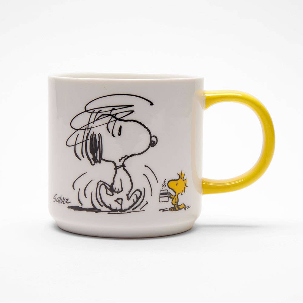 Magpie x Peanuts - I'm not worth a thing without coffee - mug