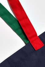 Load image into Gallery viewer, Ciao | Arrivederci Cycling Inspired Tote Bag by The General Classification - Navy Cotton
