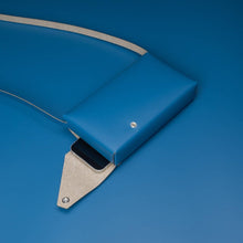 Load image into Gallery viewer, Lemur blue recycled leather S BAG
