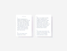 Load image into Gallery viewer, The Meaning of Life Conversation Cards by The School of Life
