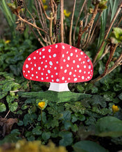 Load image into Gallery viewer, Mortlake Papers - Red Mushroom Shaped Greeting Card
