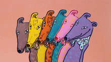 Load image into Gallery viewer, Dog Tails Bookmark by Ark Colour Design - Orange
